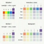 Different color sorting methods