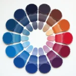 Color Wheel with Dark Blue