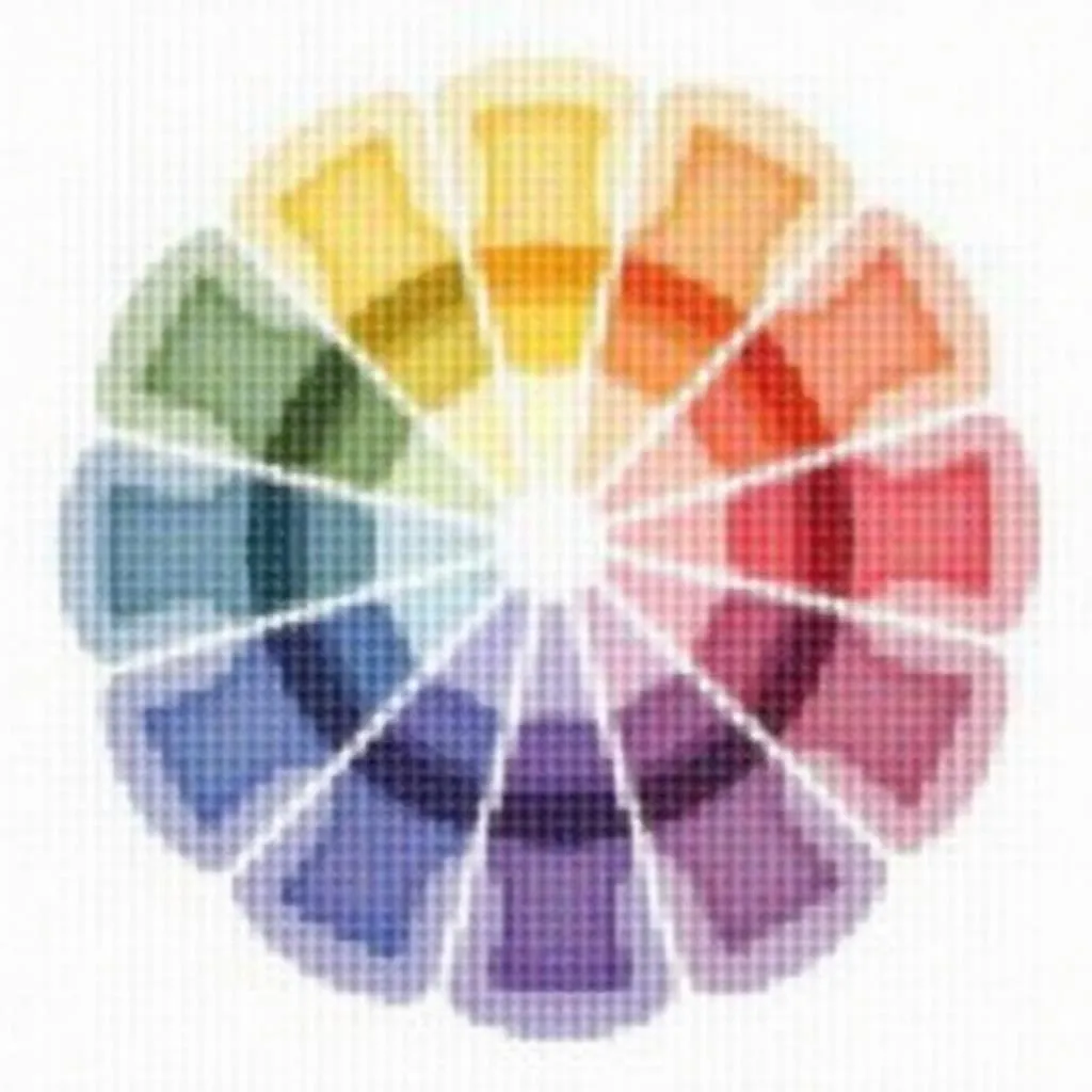 Color Wheel with Purple Variations