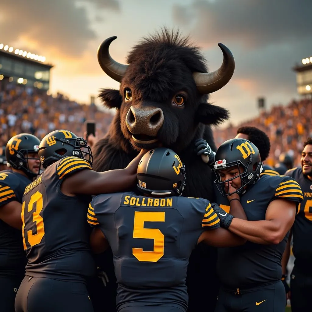 Colorado Buffaloes Celebrating Victory