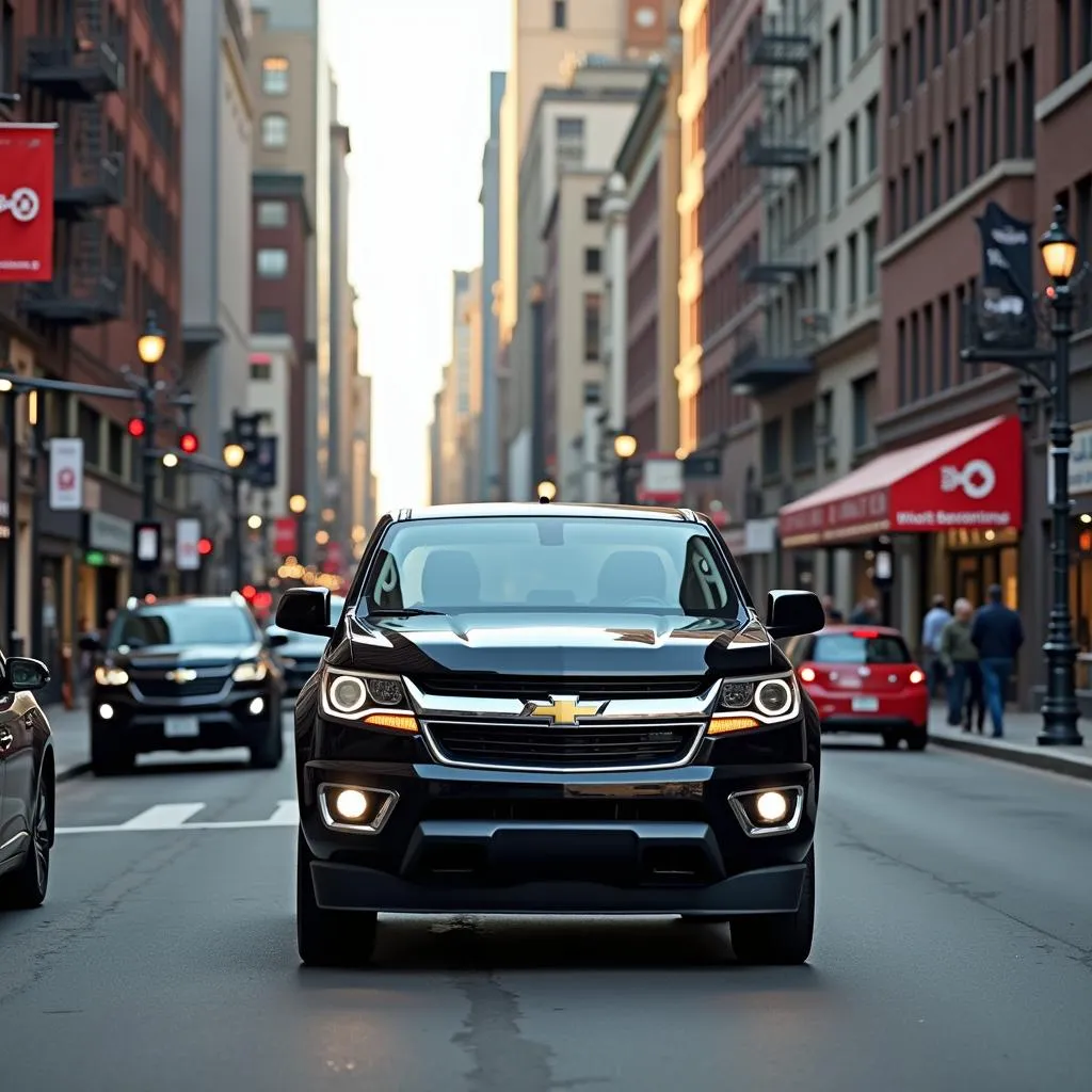 Chevrolet Colorado Driving in the City