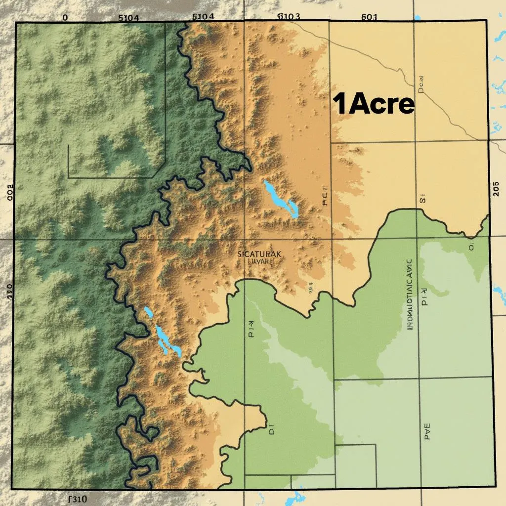 Measuring a parcel of land in Colorado