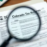 Colorado Tax Return Under Review