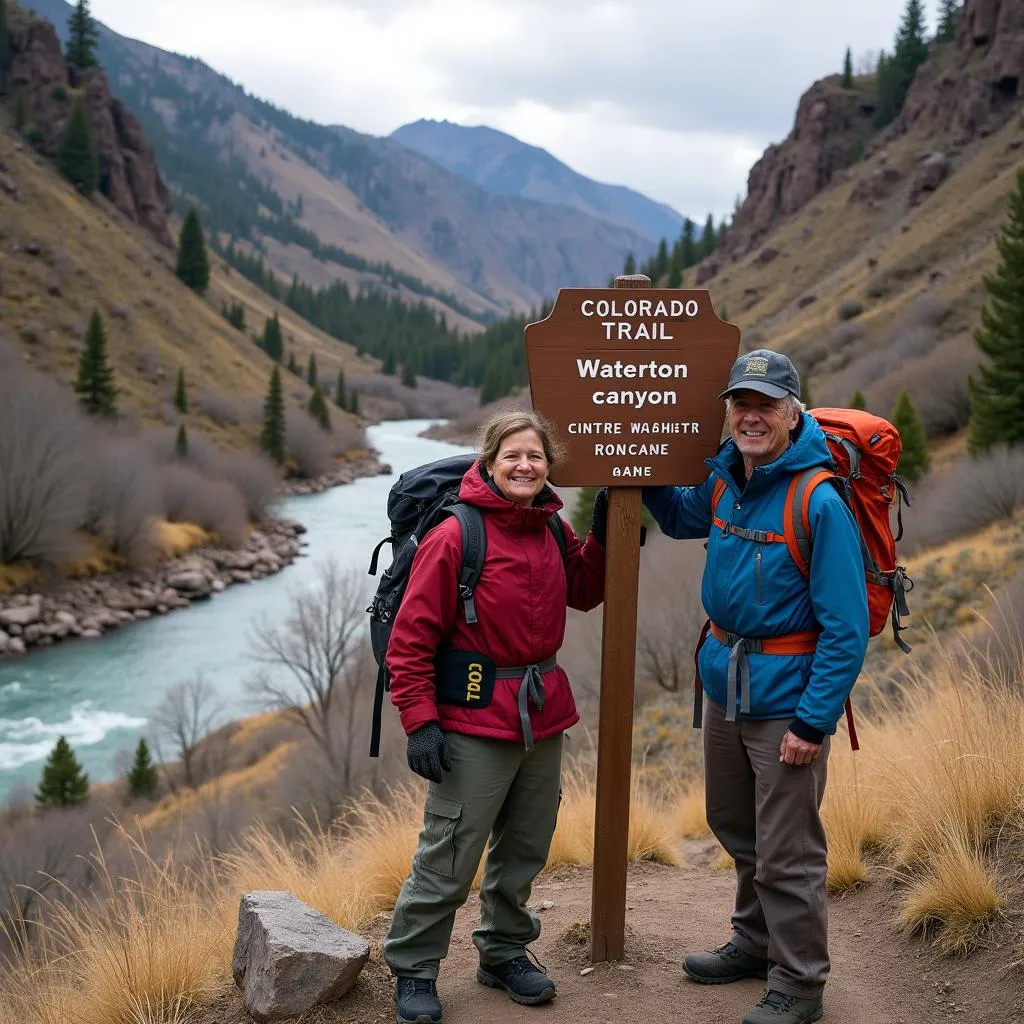 Colorado Trail Waterton Canyon Finish Line