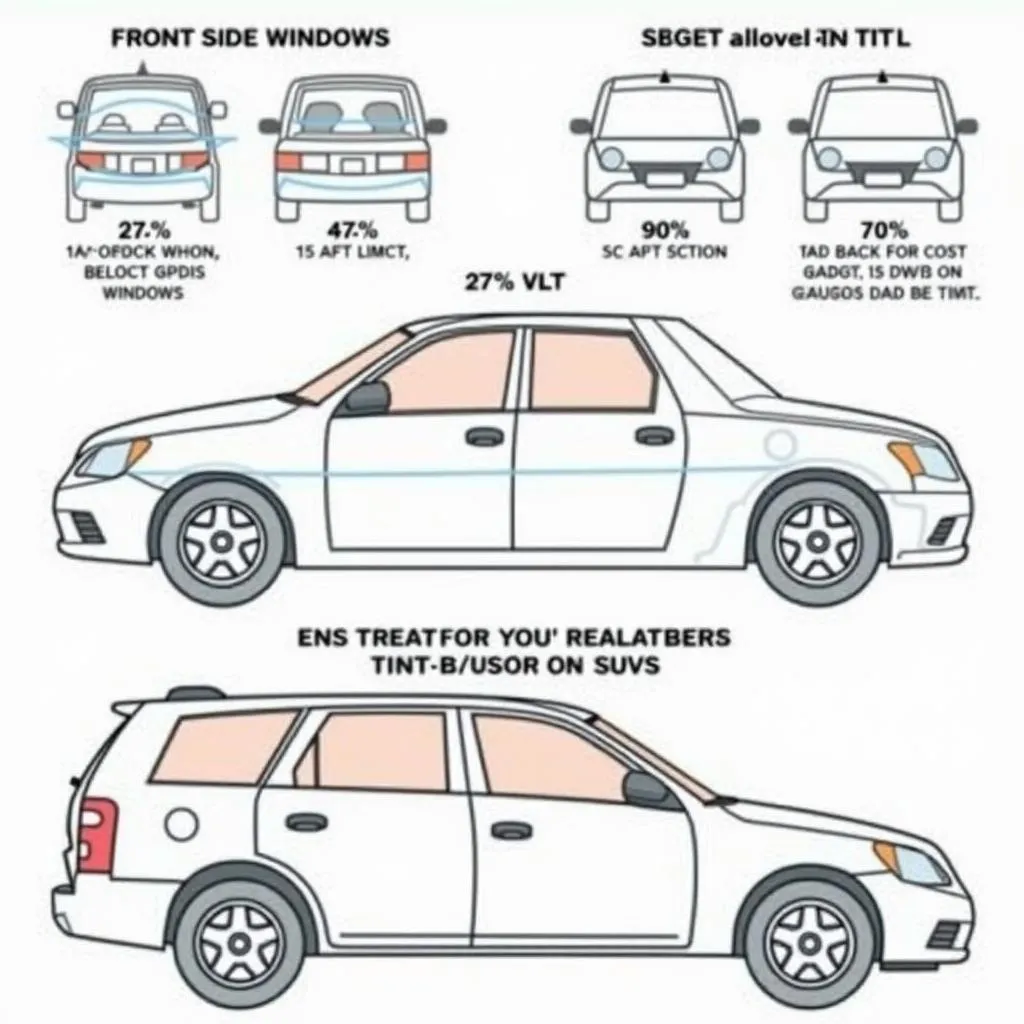 Colorado Window Tint Law Illustration