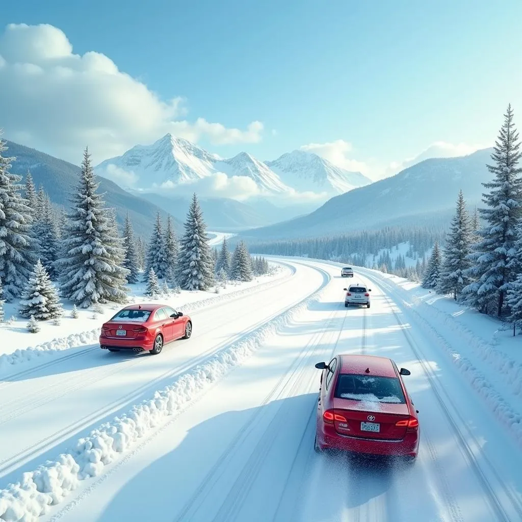 Colorado Winter Driving Conditions on I-70