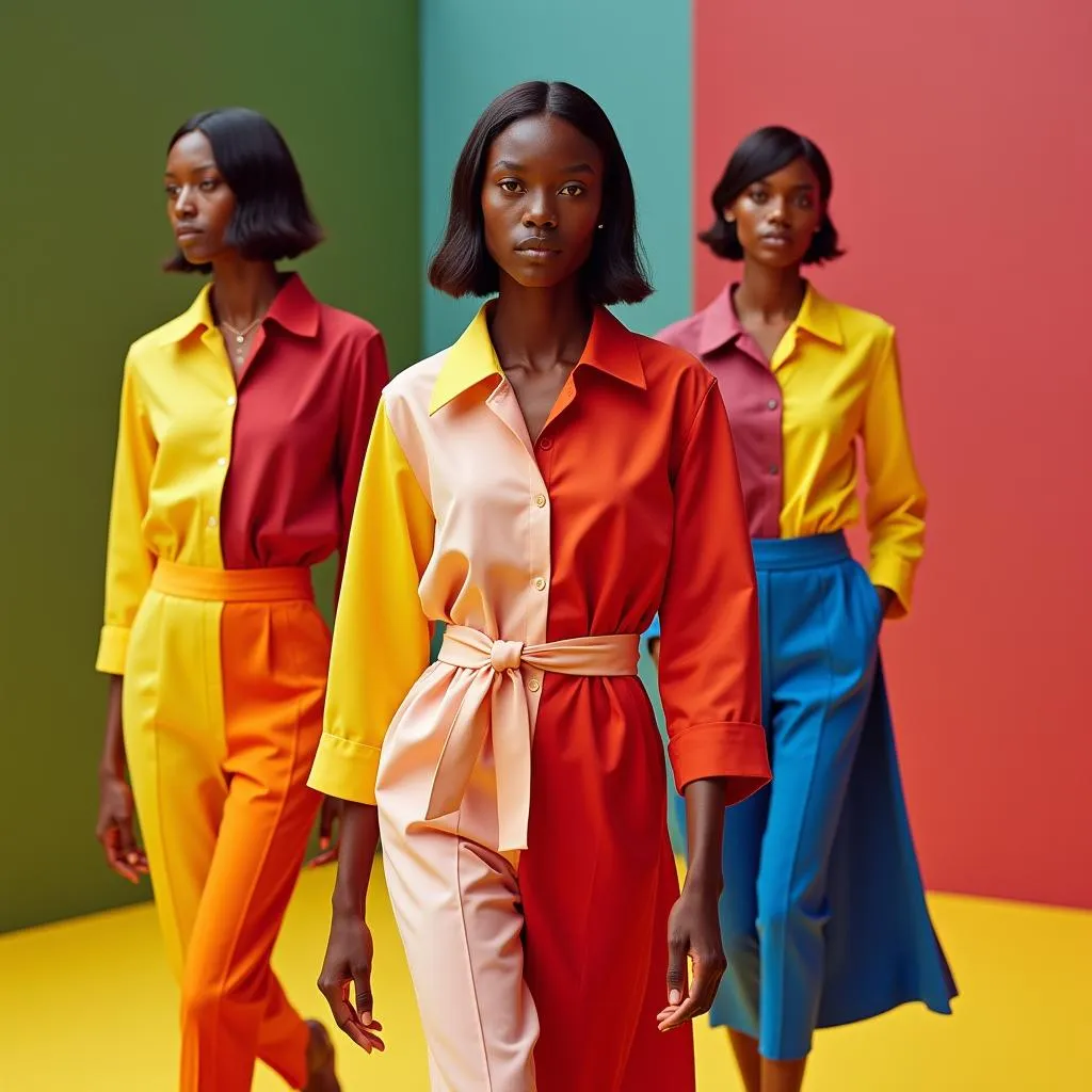 De Benetton Color Blocking Style