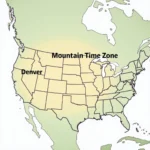 Denver Time Zone Map