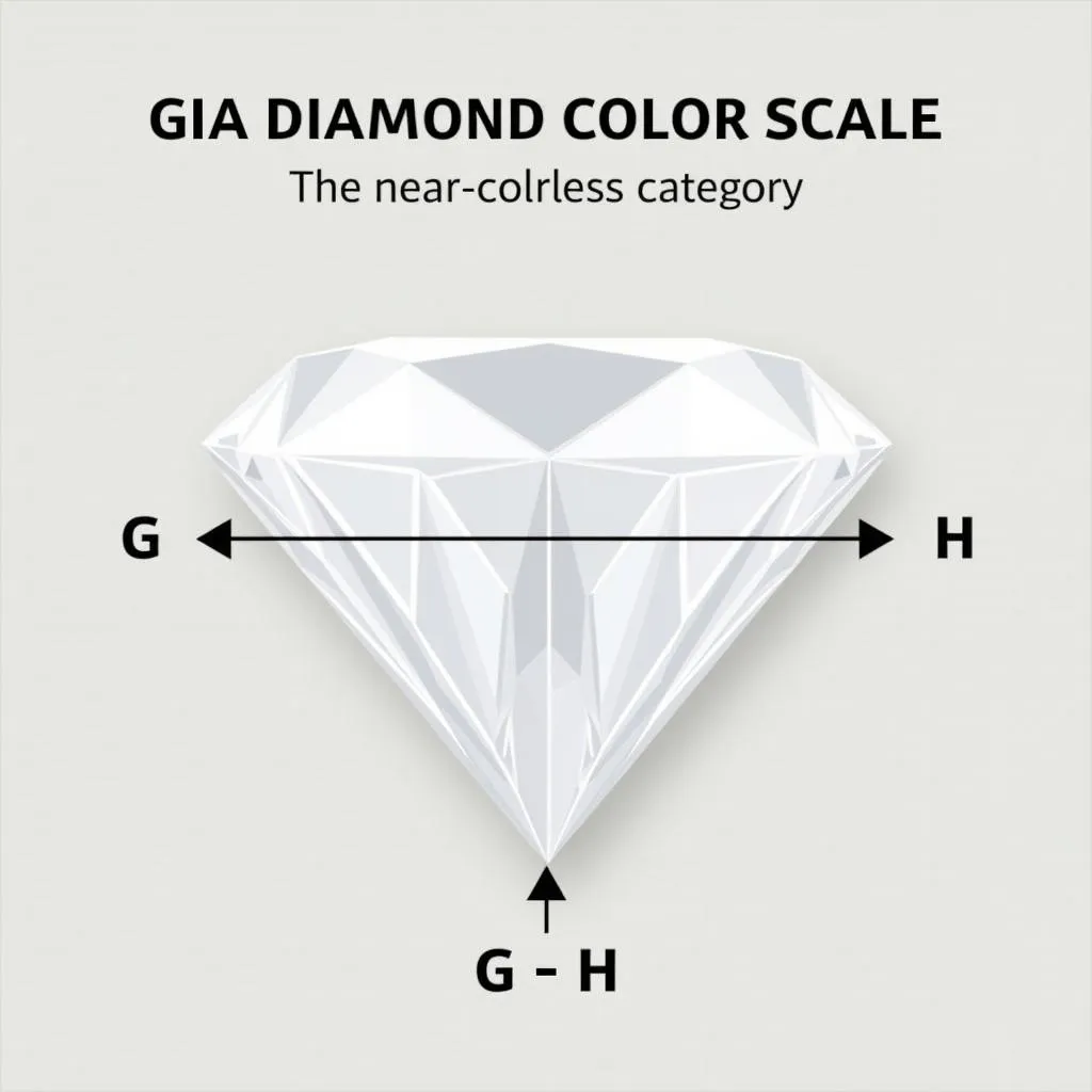 GIA Diamond Color Scale