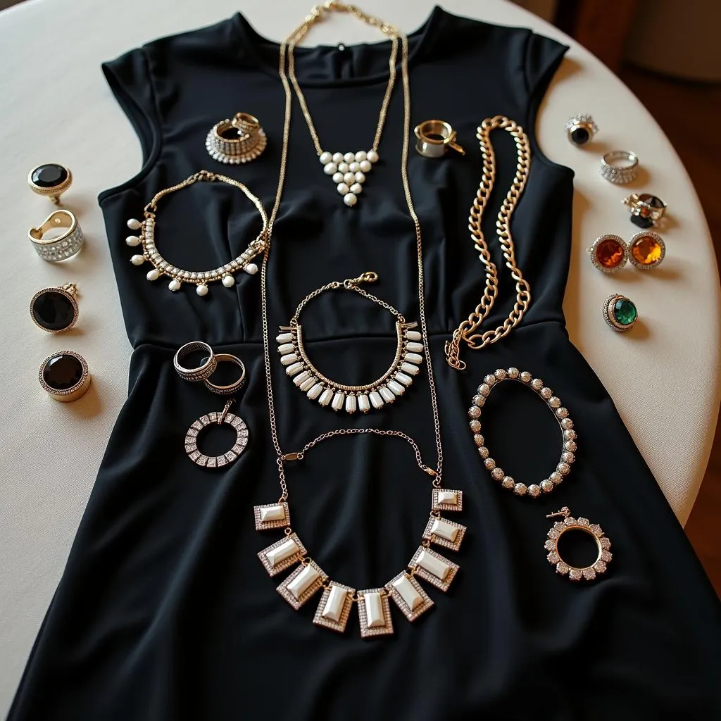 Different Jewelry Styles on a Table