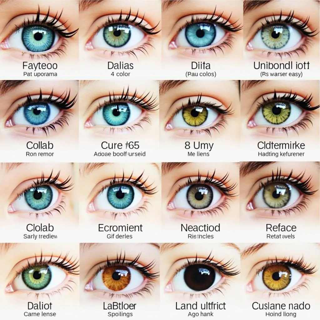 Colored Contacts Variety