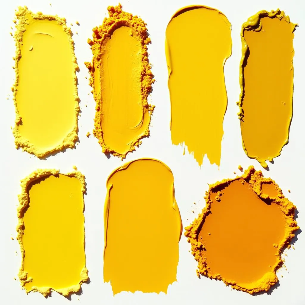 Various Yellow Pigments