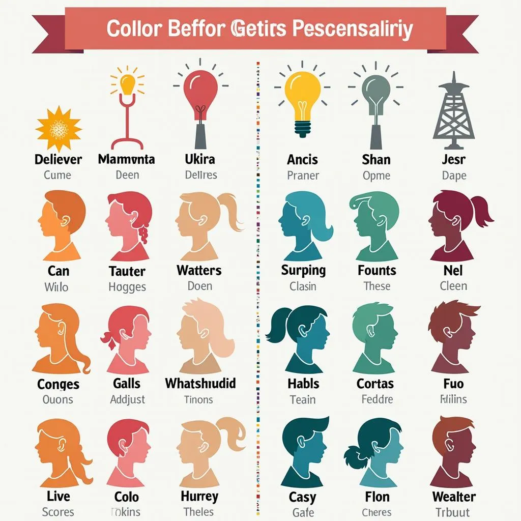 Favorite Color Personality Chart