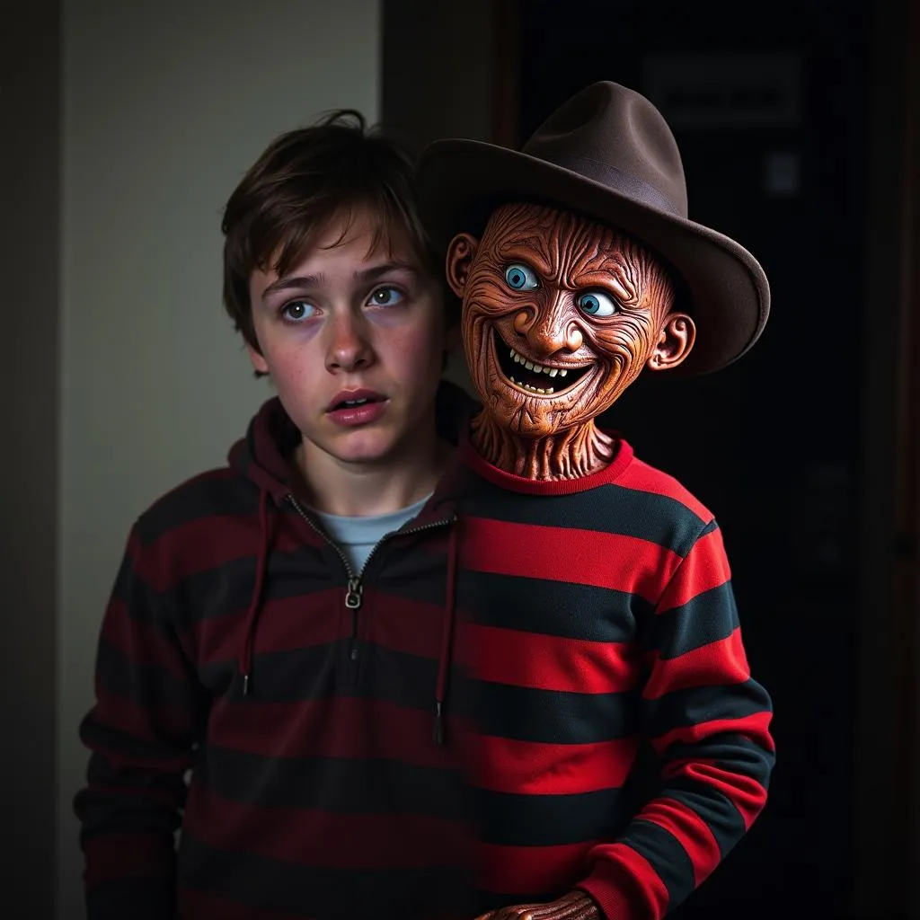 The impact of Freddy Krueger's sweater on fear