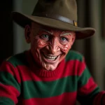 Freddy Krueger in his signature sweater