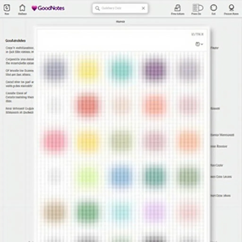 GoodNotes Color Palette