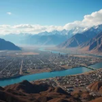 Aerial view of Grand Junction, Colorado