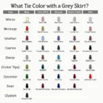 Grey Shirt Tie Color Guide: A Visual Guide to the Best Color Combinations