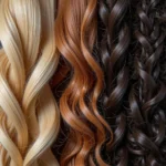 Different hair types and conditions