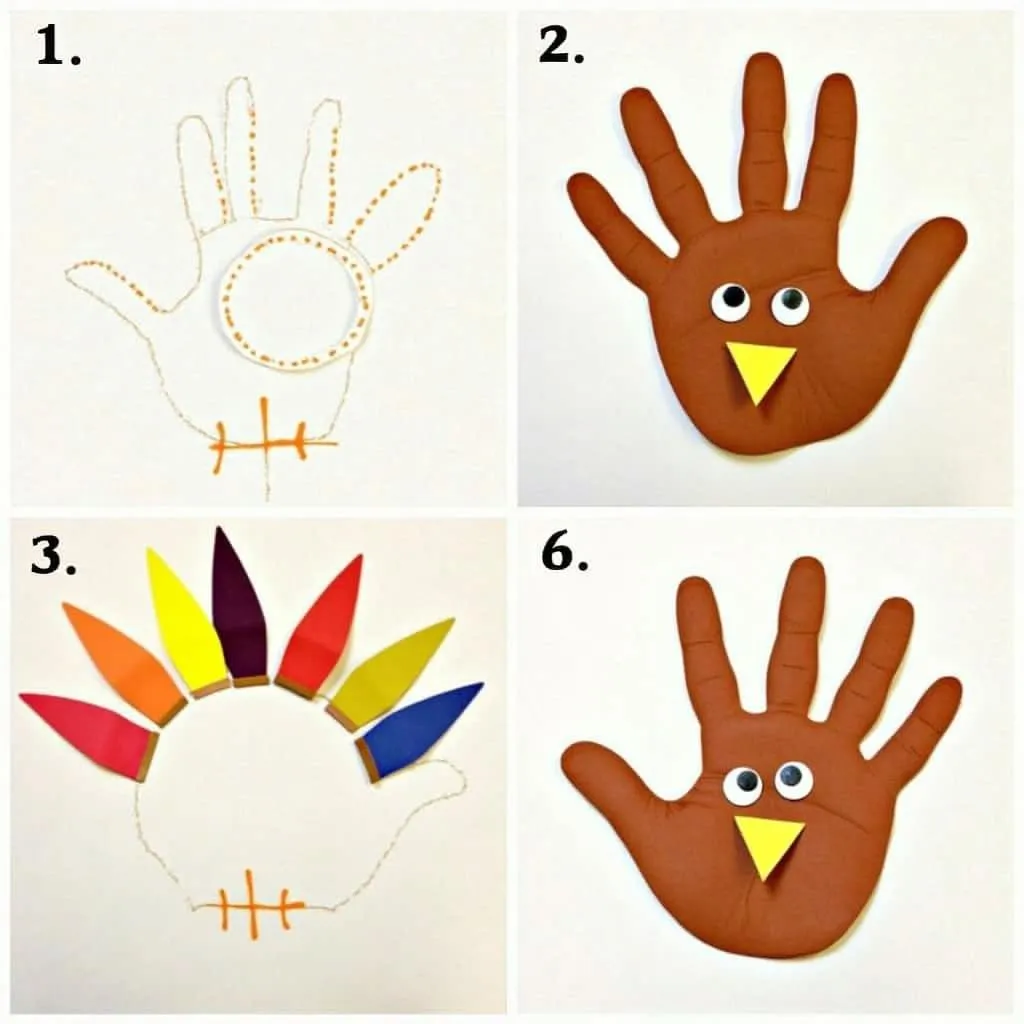 Handprint Turkey Craft