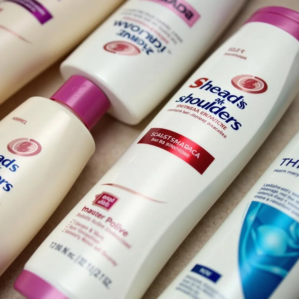 Head and Shoulders Shampoo and Conditioner Bottles