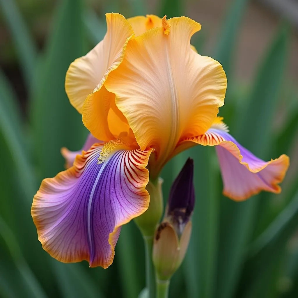 Healthy Iris with Vibrant Color