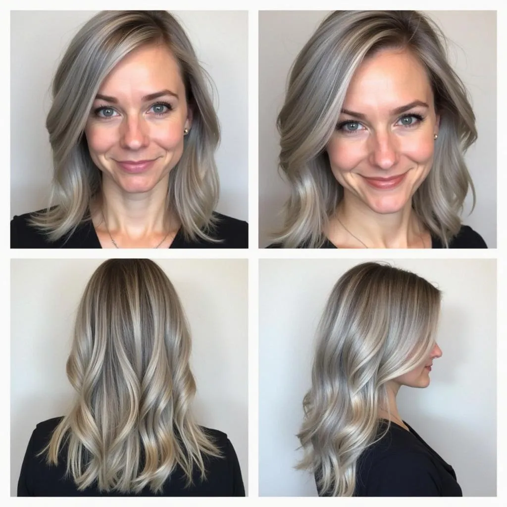 Highlighting Techniques for Grey Hair