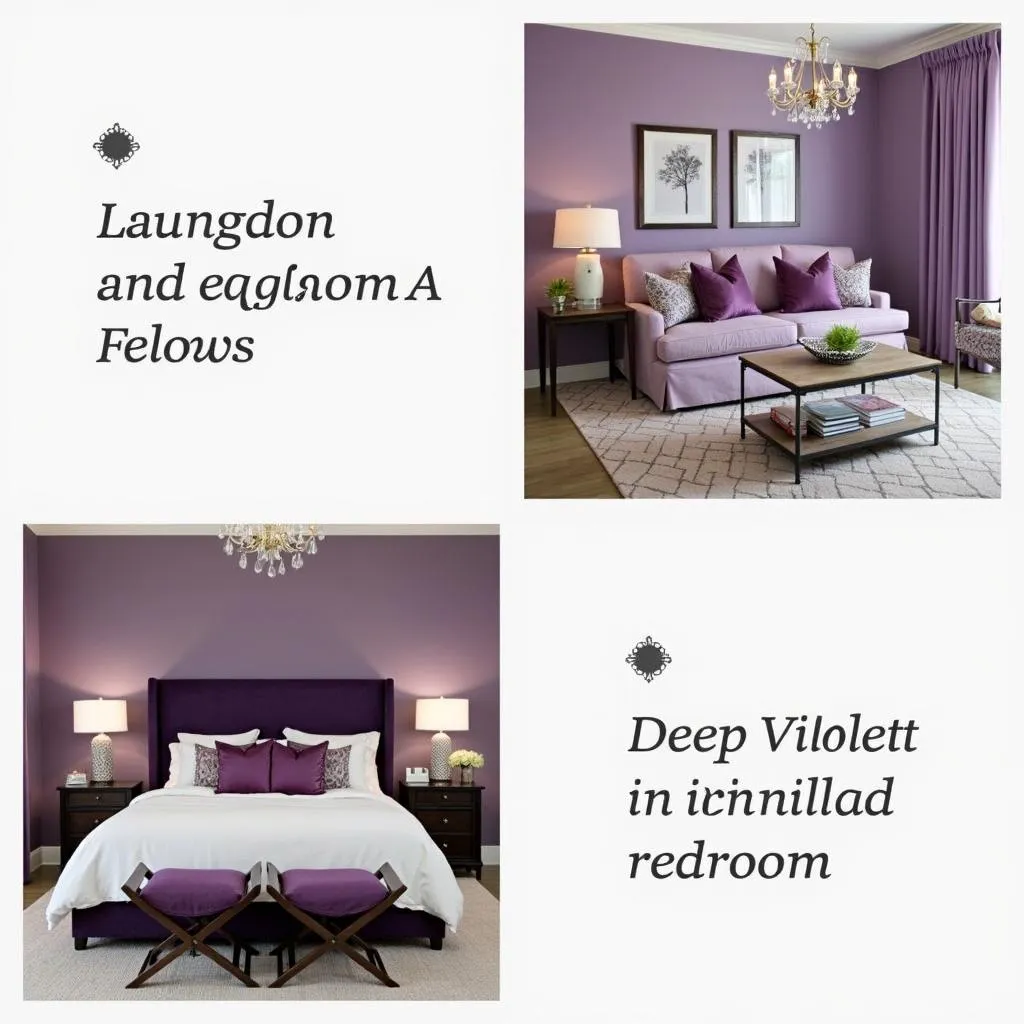 Interior Design with Purple Accents