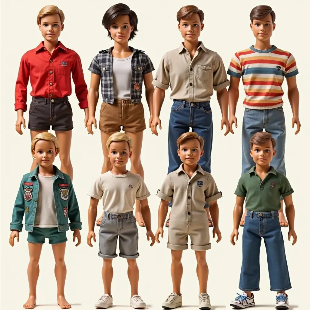 Ken's Early Outfits