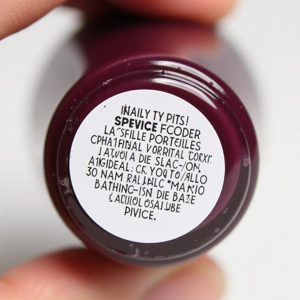 LA Colors nail polish ingredients list