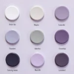 Lavender color palette