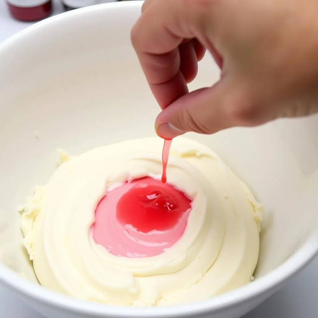 Layering Red Food Coloring for Intensity