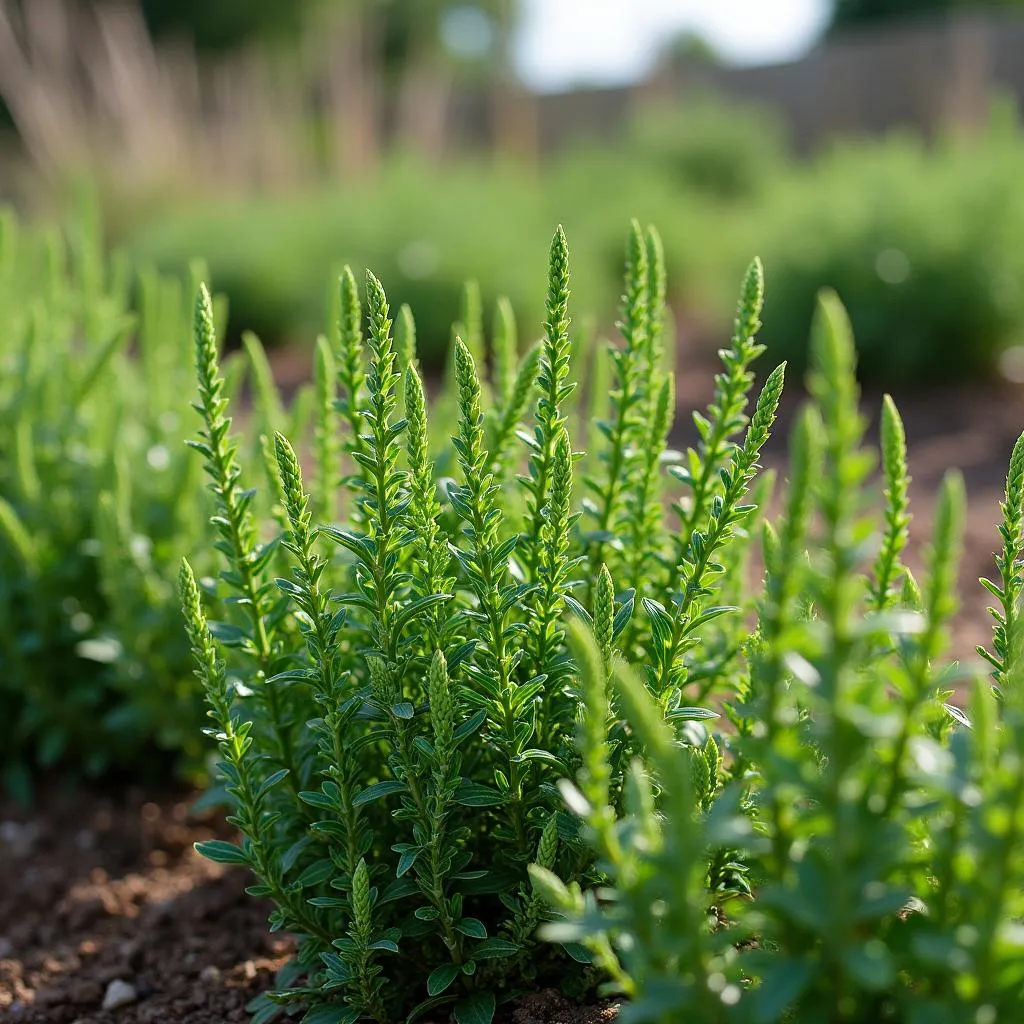 Mature Asparagus Plants Thriving in Colorado