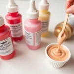 Mixing Food Coloring to Achieve Rose Gold Icing