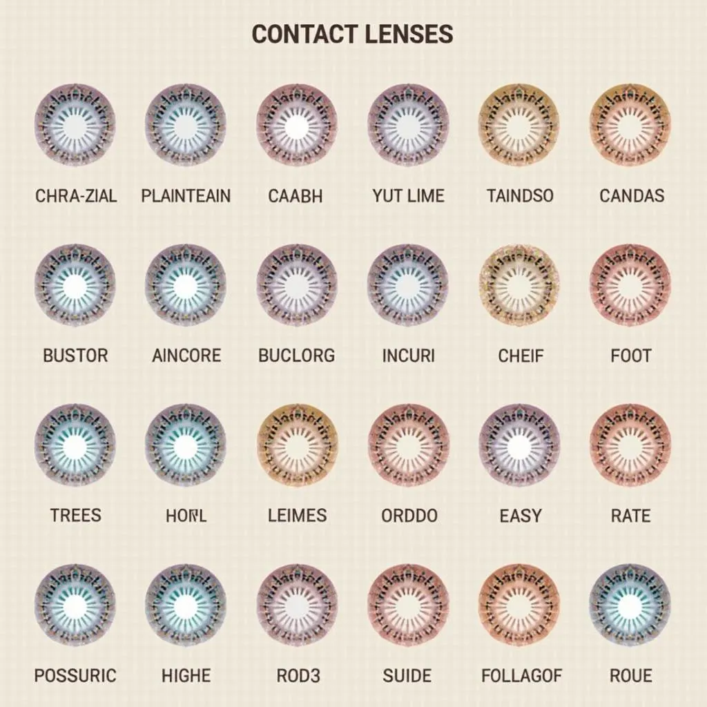 Modern Colored Contact Lenses