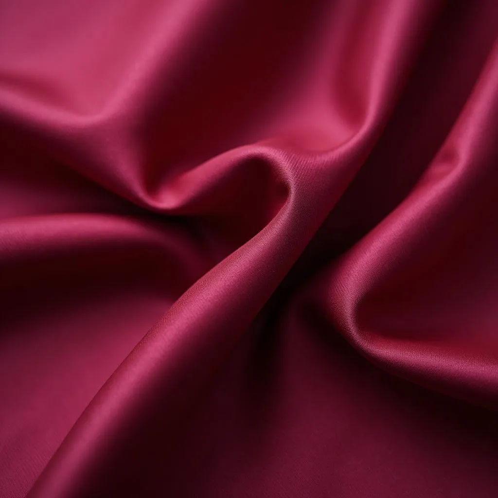 Close-up of Mulberry Silk Fabric