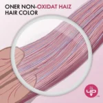 Hair strands with a non-oxidative color coating