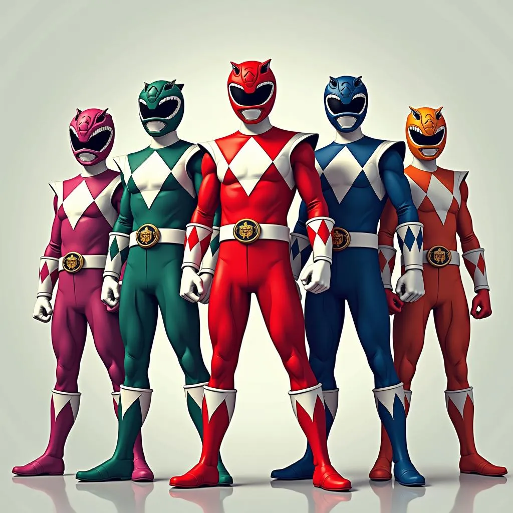 Power Rangers in Action