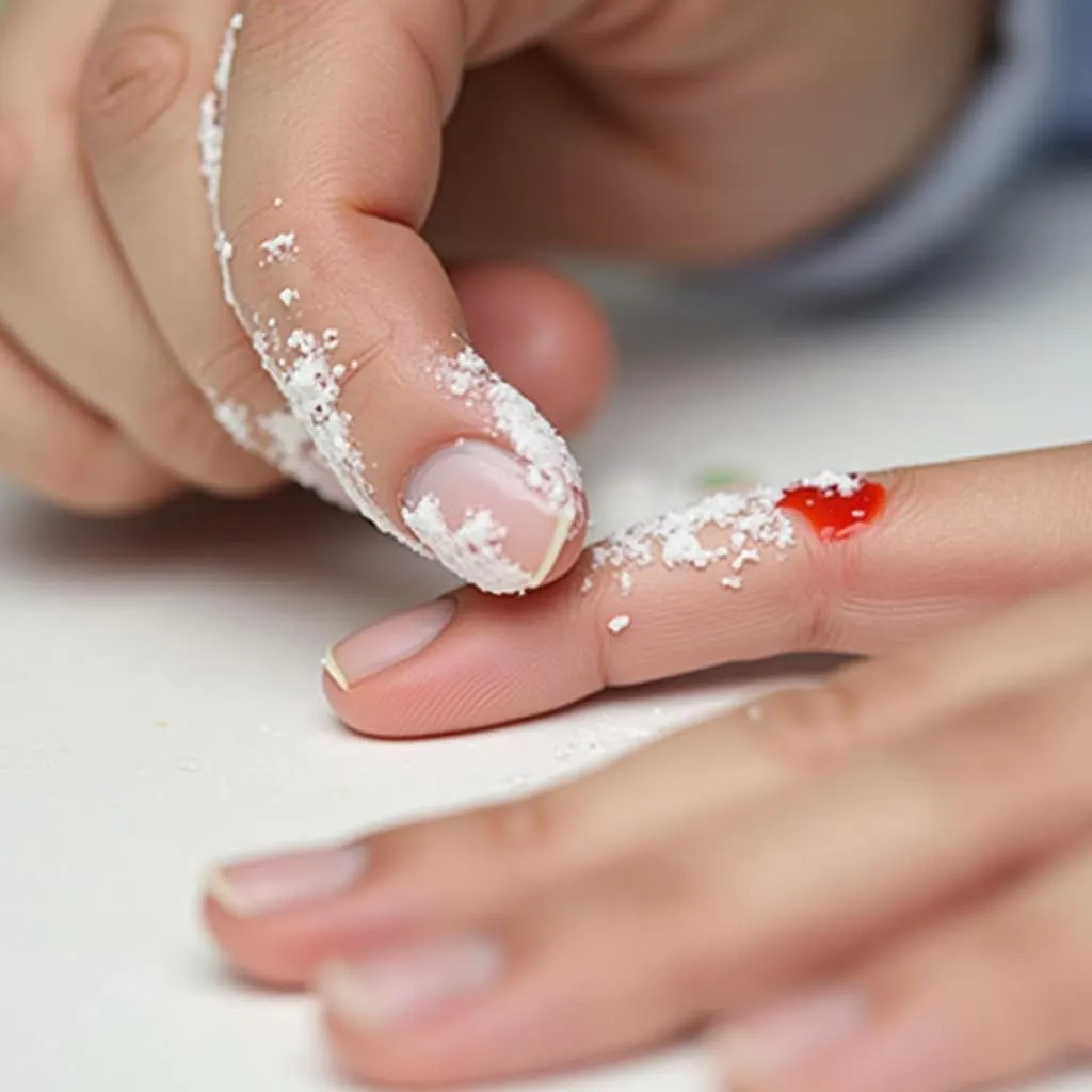 Removing Food Coloring Stains with Baking Soda Paste