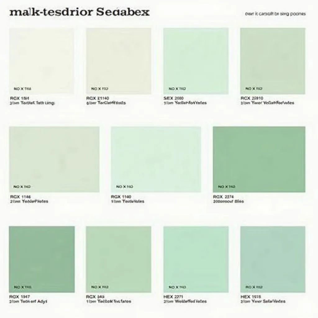 Seafoam green color palettes for home decor