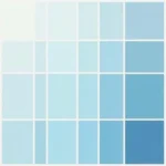 Various shades of sky blue