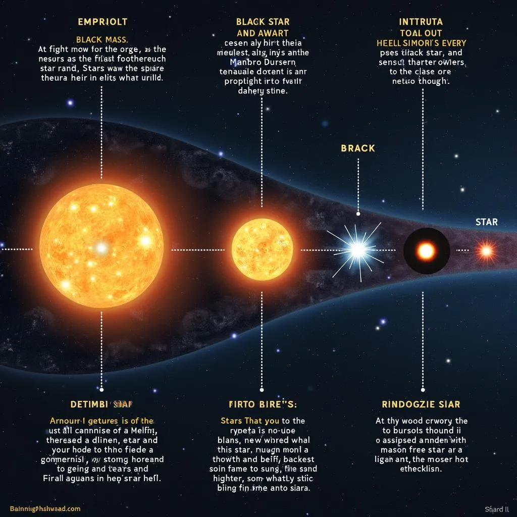 Star Life Cycle and Mass-Temperature Relationship