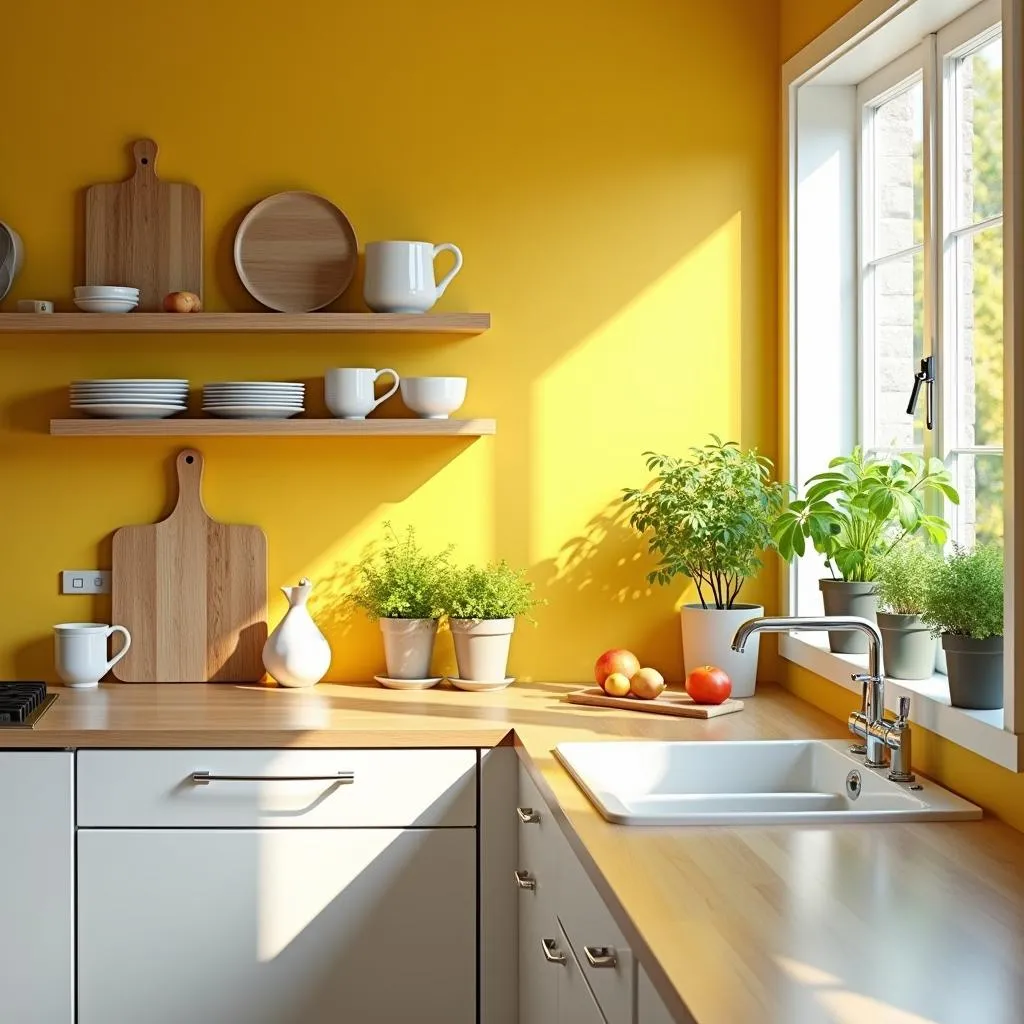 Sunflower Yellow Kitchen