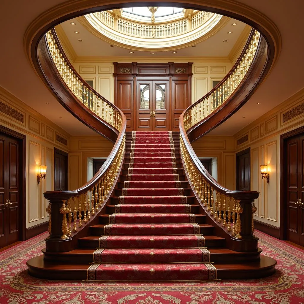 The Grand Staircase of the Titanic