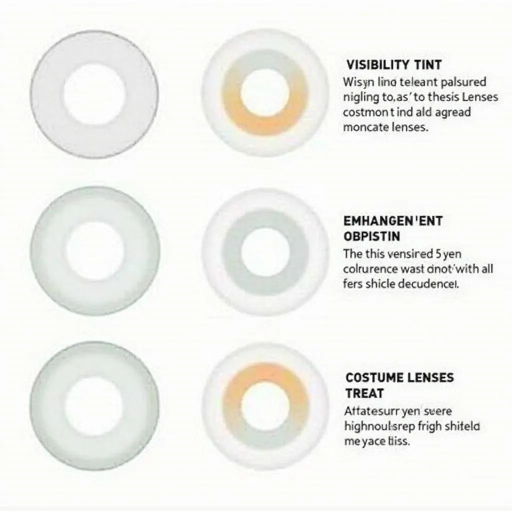 Different Types of Colored Contact Lenses
