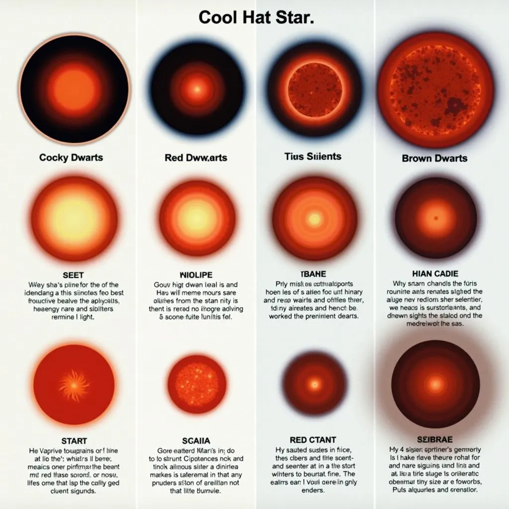 Different Types of Cool Stars