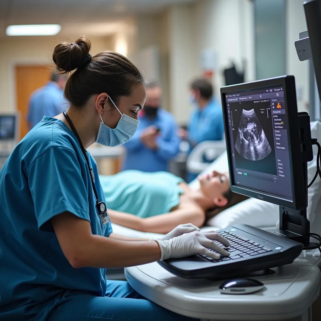 Ultrasound Technician Working in a Colorado Hospital