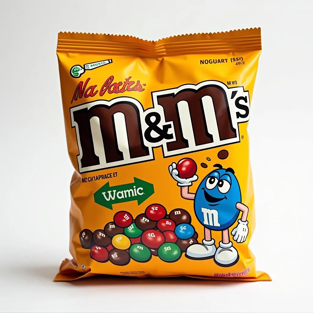 Old M&amp;Ms packaging