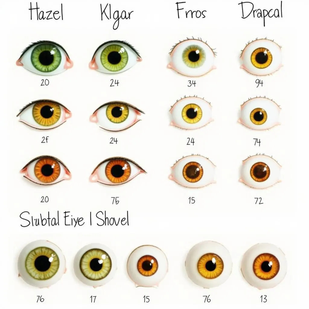 Hazel Eye Color Variations