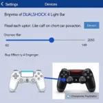 Adjusting PS4 Controller Light Bar Settings